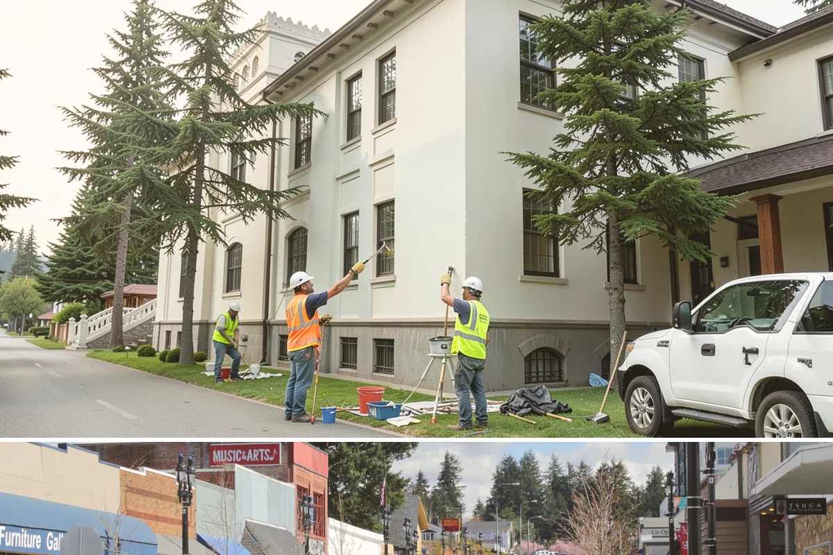 Municipal Pathway Construction in Bothell, King County, WA - Summer dry spells are essential for sub-grade compaction and surfacing that wet-weather trail work cannot achieve.