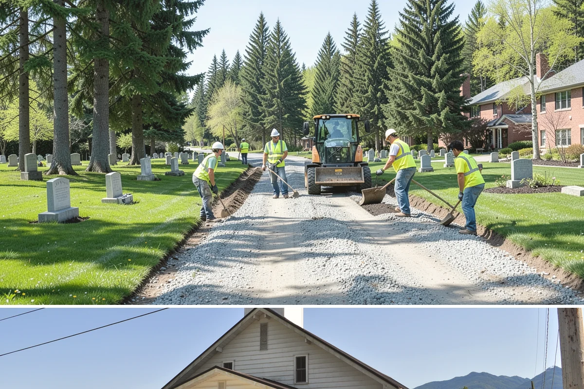 Municipal Pathway Construction in Concrete, Skagit County, WA - Summer dry spells are essential for sub-grade compaction and surfacing that wet-weather trail work cannot achieve.
