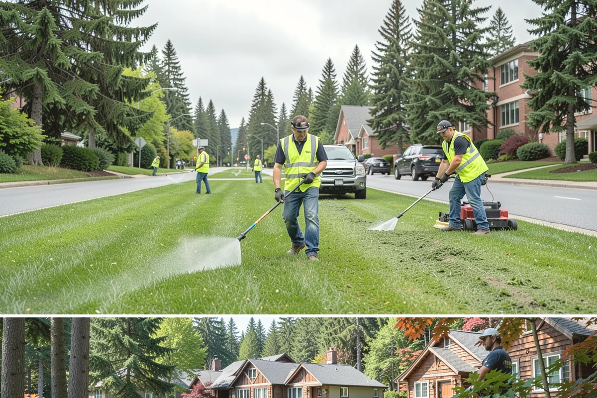 Municipal Pathway Construction in Edgewood, Pierce County, WA - Summer dry spells are essential for sub-grade compaction and surfacing that wet-weather trail work cannot achieve.