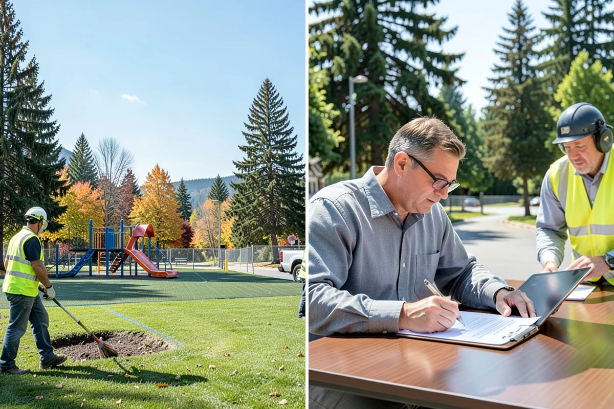 Municipal Pathway Construction in Enumclaw, King County, WA - Alignment survey with drainage and critical-area review