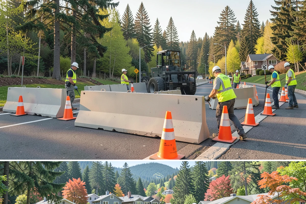 Municipal Pathway Construction in Fircrest, Pierce County, WA - Summer dry spells are essential for sub-grade compaction and surfacing that wet-weather trail work cannot achieve.