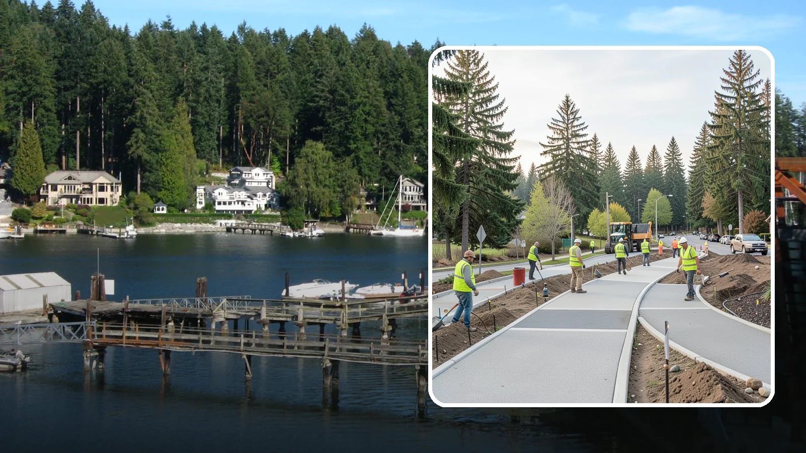 Municipal Pathway Construction in Gig Harbor, Pierce County, WA - Build multi-use trails and pathways that connect parks, schools, and neighborhoods with accessible, durable surfaces.