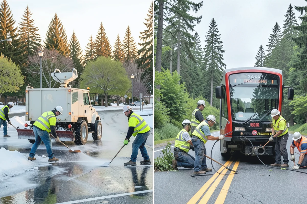 Municipal Pathway Construction in Granite Falls, Snohomish County, WA - Alignment survey with drainage and critical-area review