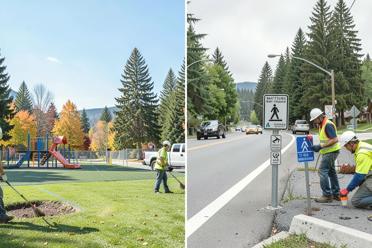 Municipal Pathway Construction in Issaquah, King County, WA - Alignment survey with drainage and critical-area review