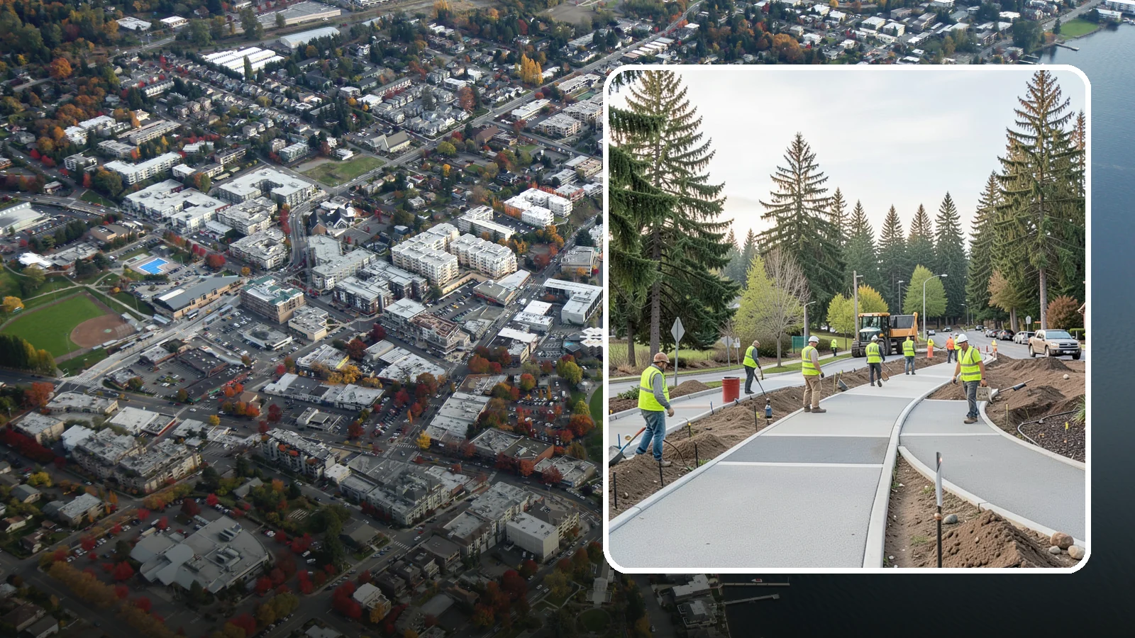 Municipal Pathway Construction in Kirkland, King County, WA - Build multi-use trails and pathways that connect parks, schools, and neighborhoods with accessible, durable surfaces.