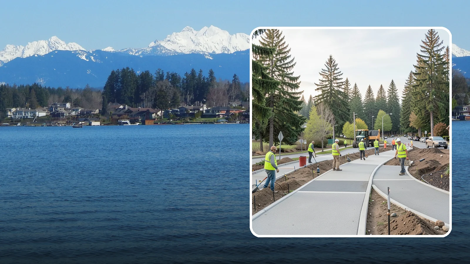 Municipal Pathway Construction in Lake Stevens, Snohomish County, WA - Build multi-use trails and pathways that connect parks, schools, and neighborhoods with accessible, durable surfaces.