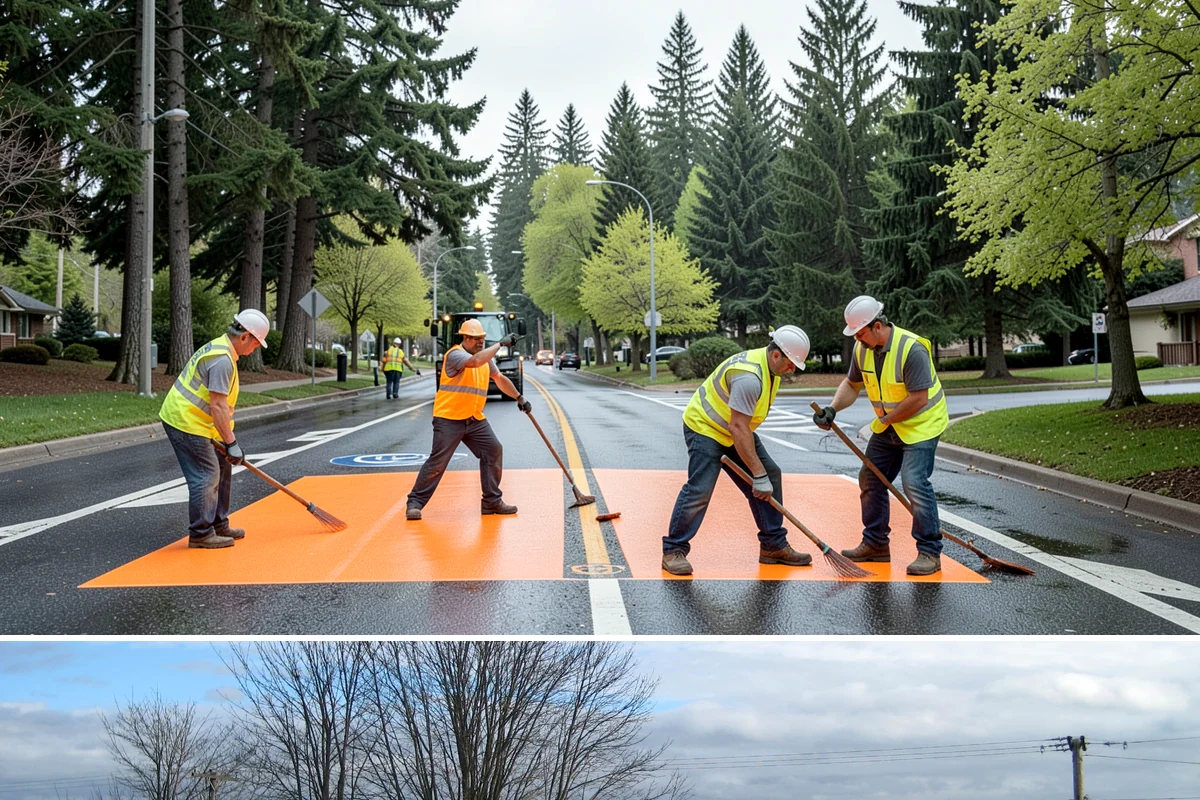 Municipal Pathway Construction in Langley, Island County, WA - Summer dry spells are essential for sub-grade compaction and surfacing that wet-weather trail work cannot achieve.