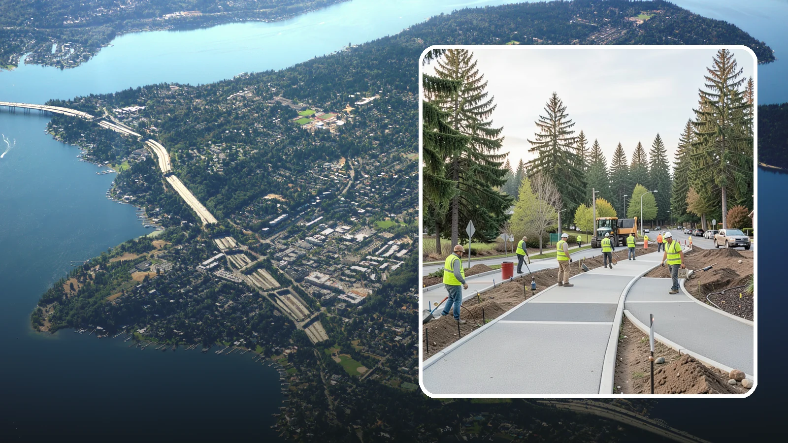 Municipal Pathway Construction in Mercer Island, King County, WA - Build multi-use trails and pathways that connect parks, schools, and neighborhoods with accessible, durable surfaces.