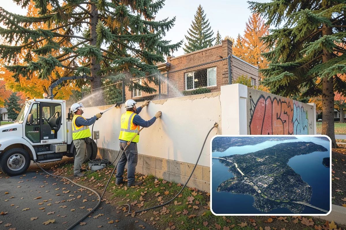 Municipal Pathway Construction in Mercer Island, King County, WA - Connects community destinations to support recreation and mobility goals
