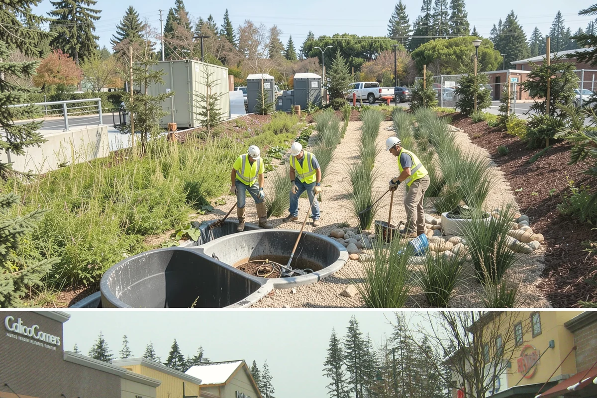 Municipal Pathway Construction in Mill Creek, Snohomish County, WA - Summer dry spells are essential for sub-grade compaction and surfacing that wet-weather trail work cannot achieve.