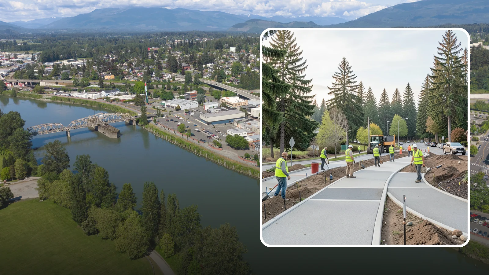 Municipal Pathway Construction in Mount Vernon, Skagit County, WA - Build multi-use trails and pathways that connect parks, schools, and neighborhoods with accessible, durable surfaces.