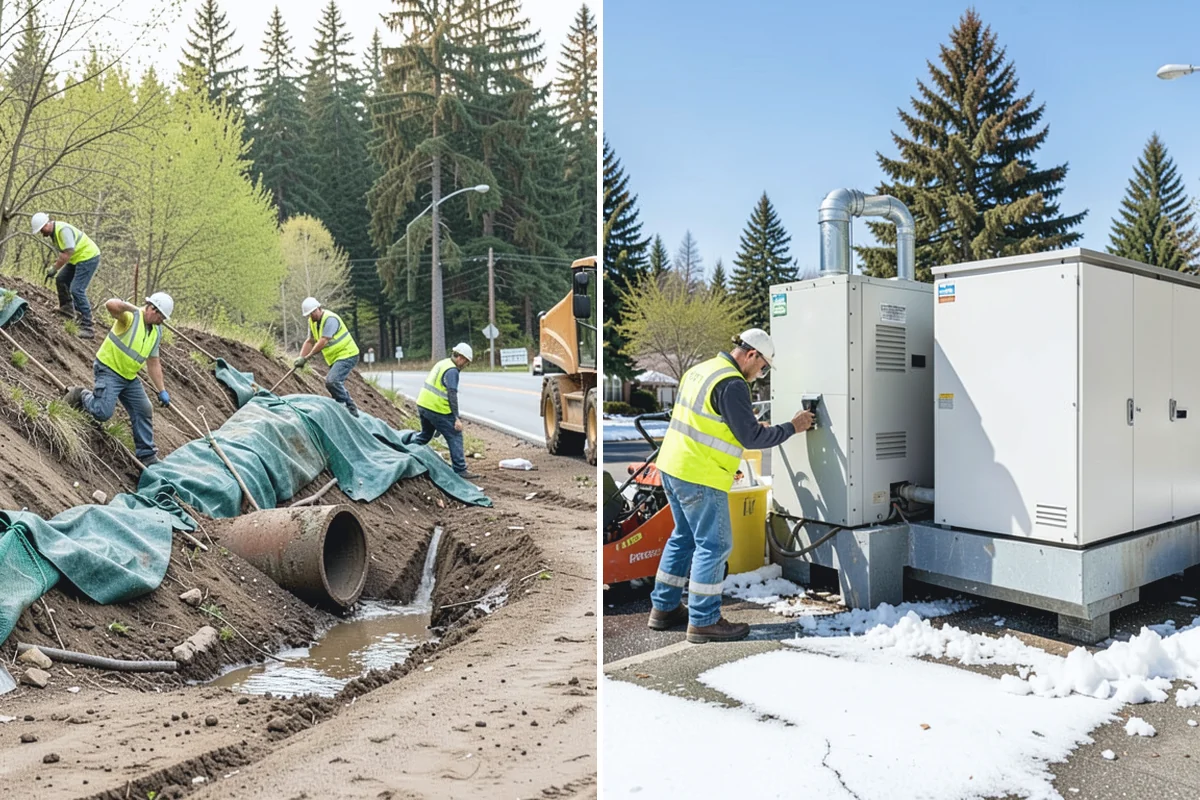 Municipal Pathway Construction in Redmond, King County, WA - Alignment survey with drainage and critical-area review