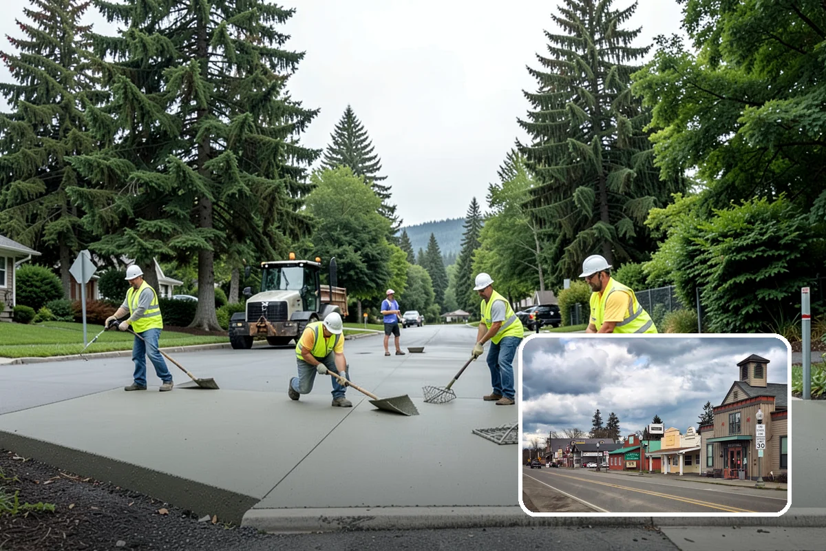 Municipal Pathway Construction in Roy, Pierce County, WA - Connects community destinations to support recreation and mobility goals