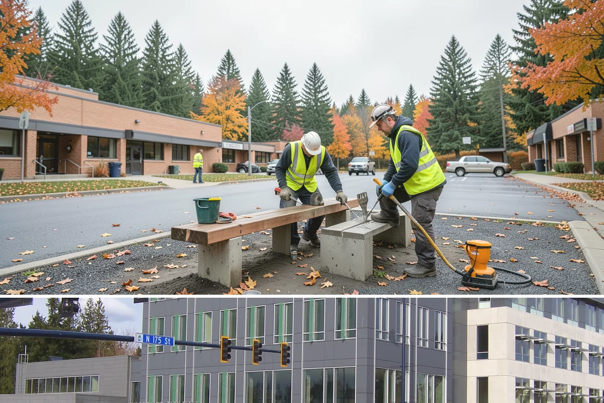 Municipal Pathway Construction in Shoreline, King County, WA - Summer dry spells are essential for sub-grade compaction and surfacing that wet-weather trail work cannot achieve.