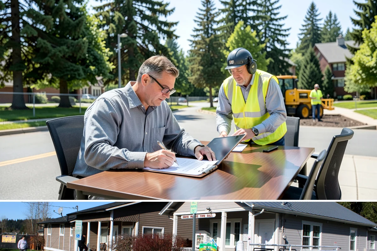 Municipal Pathway Construction in South Prairie, Pierce County, WA - Summer dry spells are essential for sub-grade compaction and surfacing that wet-weather trail work cannot achieve.
