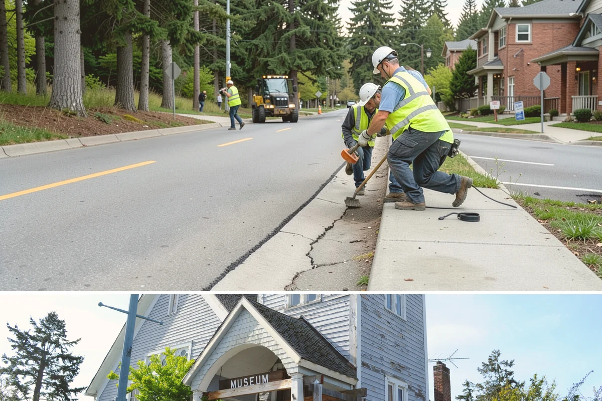 Municipal Pathway Construction in Steilacoom, Pierce County, WA - Summer dry spells are essential for sub-grade compaction and surfacing that wet-weather trail work cannot achieve.