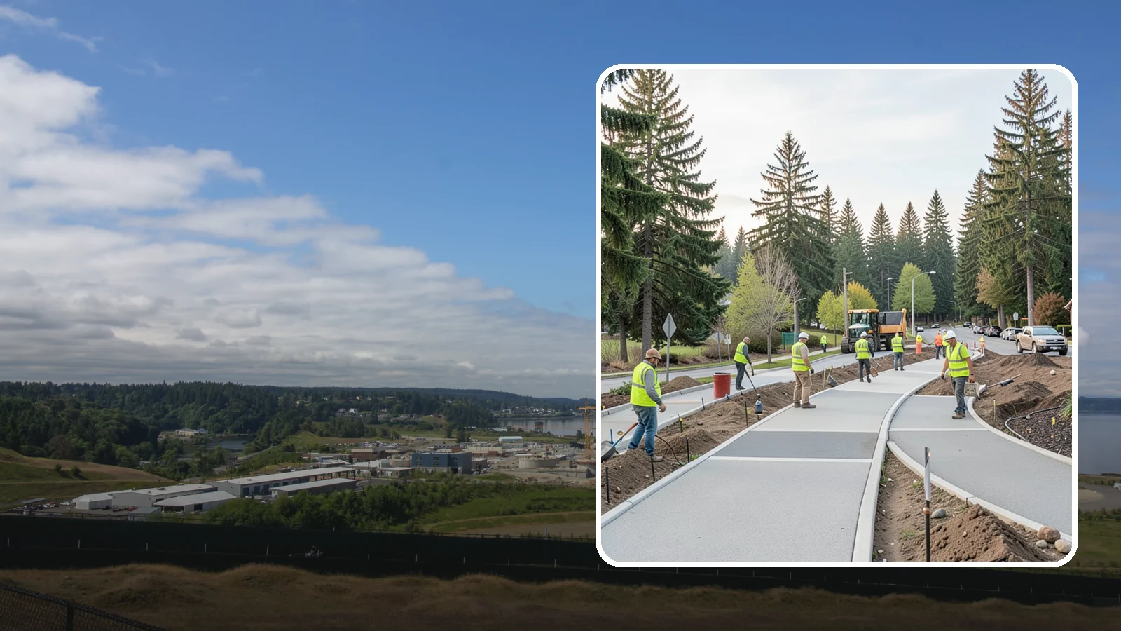 Municipal Pathway Construction in University Place, Pierce County, WA - Build multi-use trails and pathways that connect parks, schools, and neighborhoods with accessible, durable surfaces.