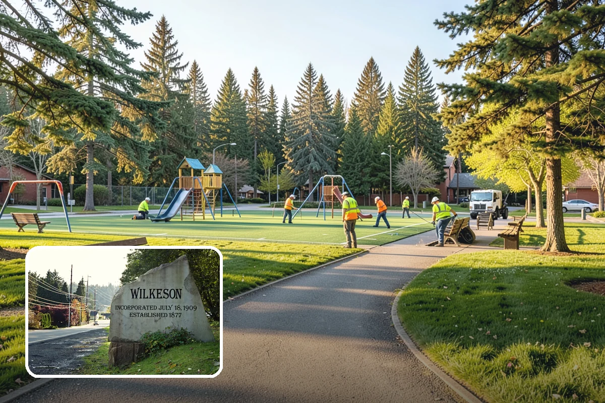 Municipal Pathway Construction in Wilkeson, Pierce County, WA - Connects community destinations to support recreation and mobility goals