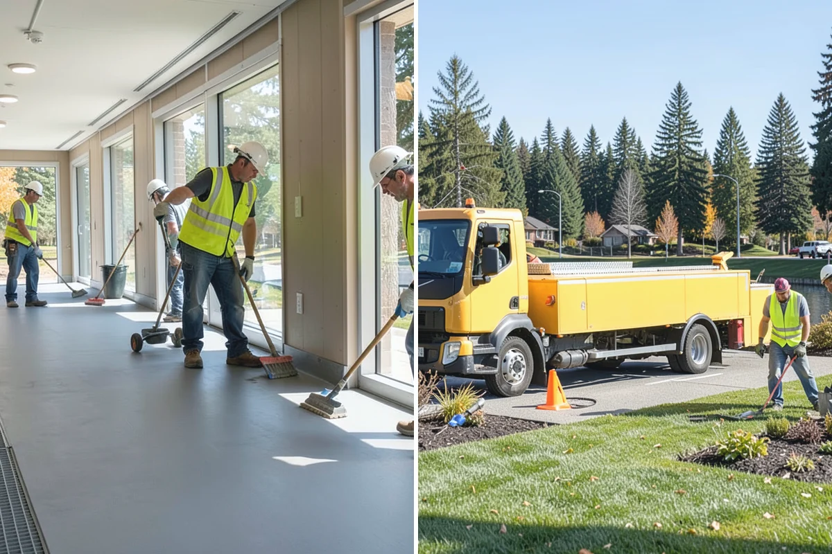 Municipal Plaza Cleaning in Auburn, King County, WA - We assess plaza surfaces and staining and confirm a plan