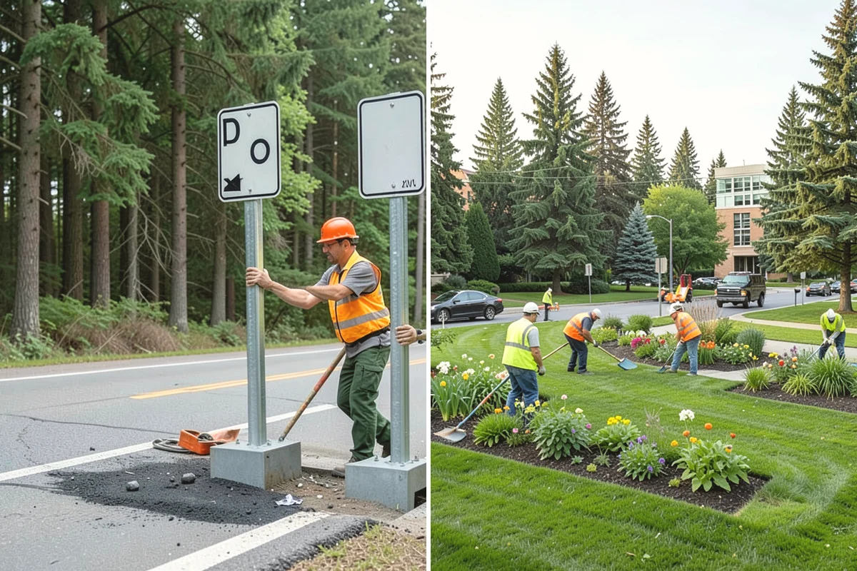 Municipal Plaza Cleaning in Black Diamond, King County, WA - We assess plaza surfaces and staining and confirm a plan