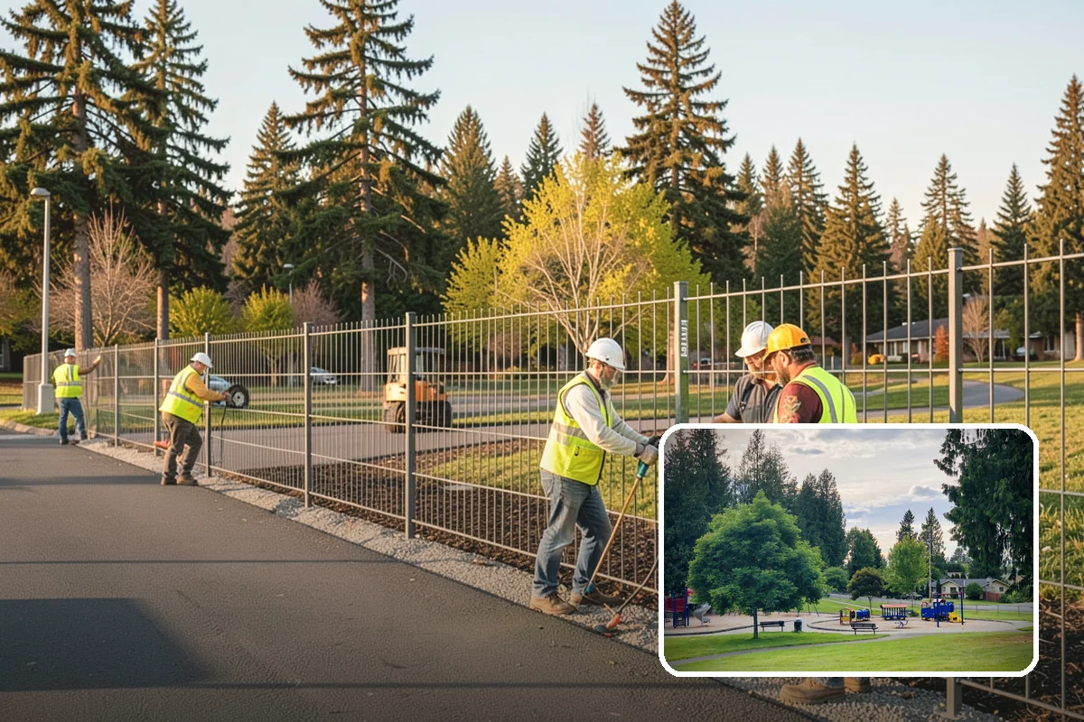 Municipal Plaza Cleaning in Bonney Lake, Pierce County, WA - Deep cleaning restores heavily trafficked plaza hardscapes