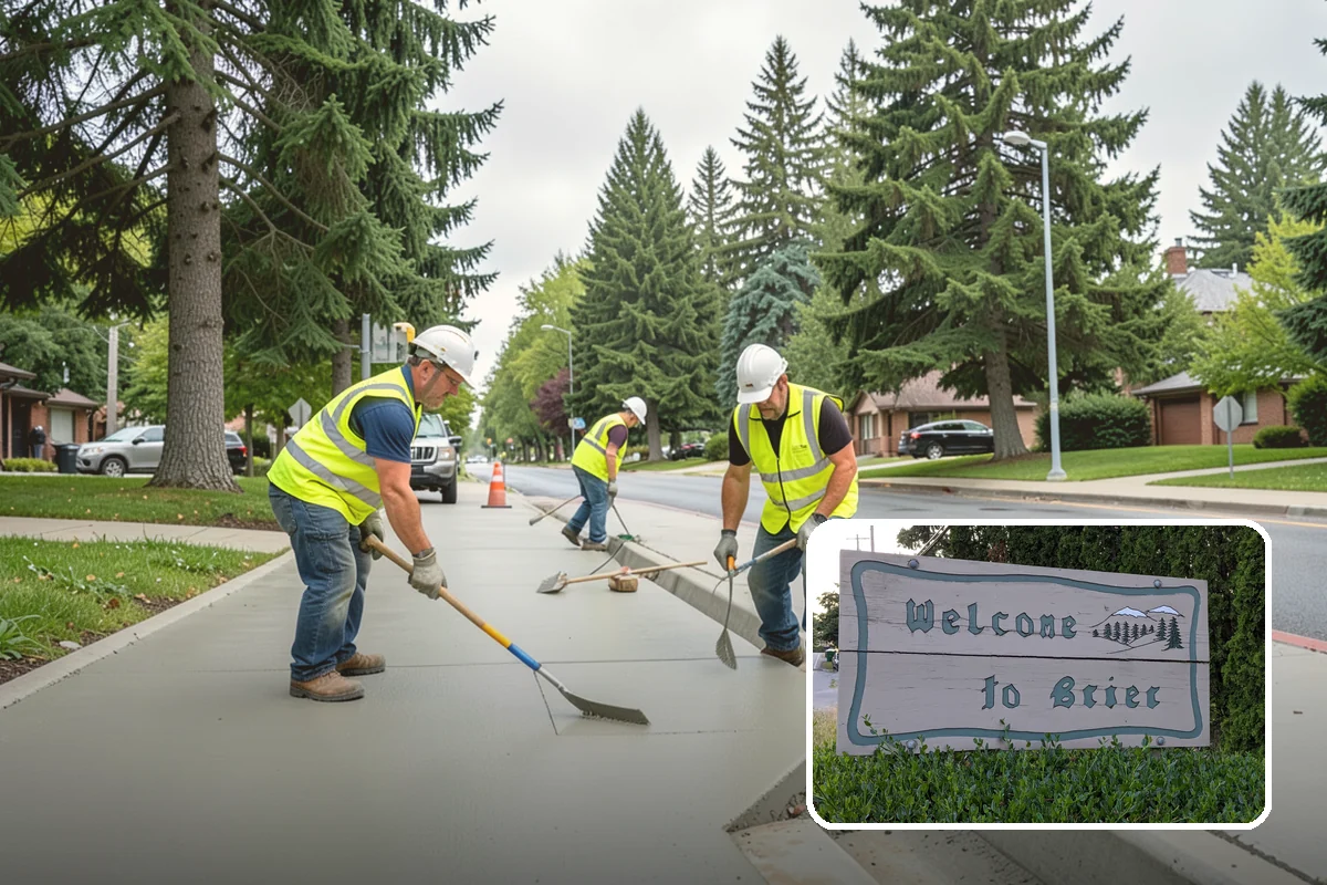 Municipal Plaza Cleaning in Brier, Snohomish County, WA - Deep cleaning restores heavily trafficked plaza hardscapes