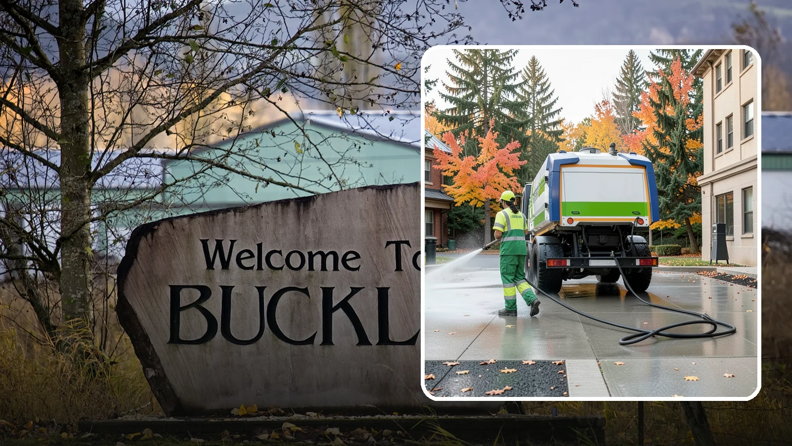 Municipal Plaza Cleaning in Buckley, Pierce County, WA - We deep clean public plazas, courtyards, and gathering spaces to restore hardscape appearance for Western Washington civic...