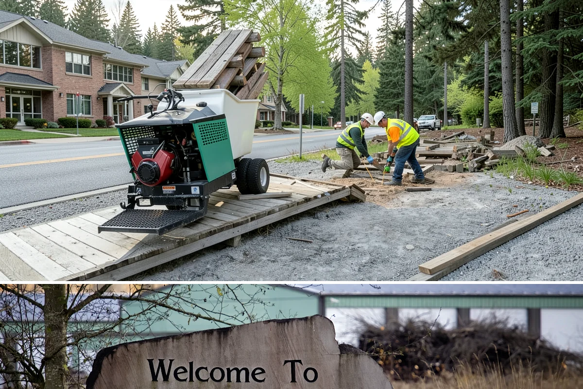 Municipal Plaza Cleaning in Buckley, Pierce County, WA - Plaza cleaning is scheduled in the dry season and timed ahead of major public events to present spaces at their best.