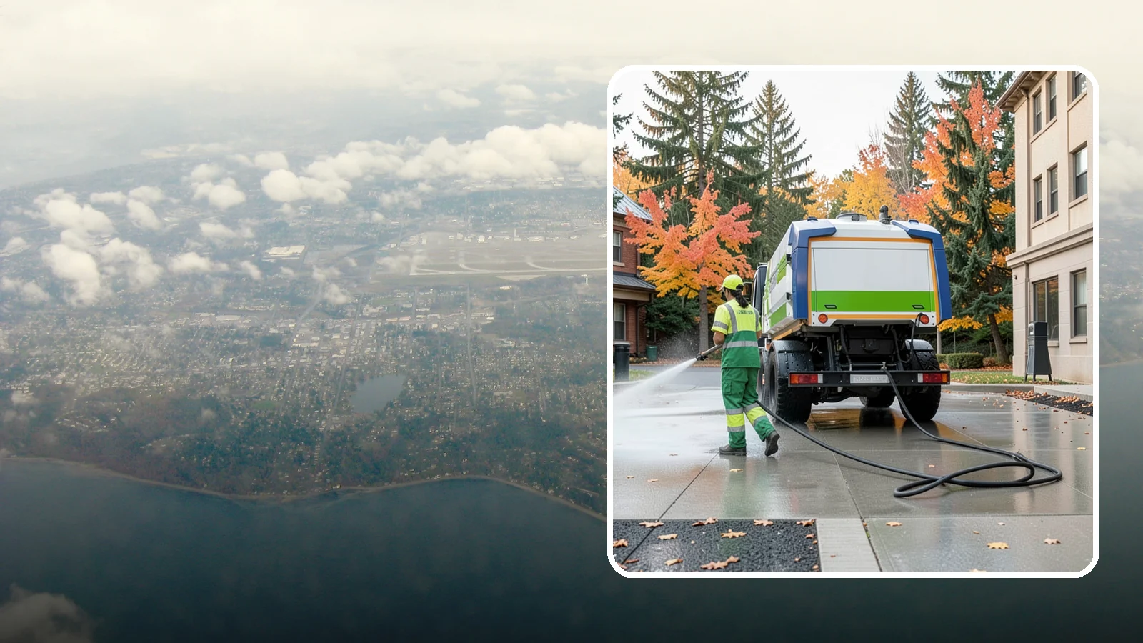 Municipal Plaza Cleaning in Burien, King County, WA - We deep clean public plazas, courtyards, and gathering spaces to restore hardscape appearance for Western Washington civic...
