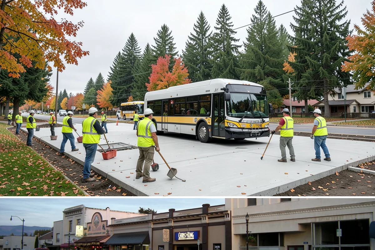 Municipal Plaza Cleaning in Burlington, Skagit County, WA - Plaza cleaning is scheduled in the dry season and timed ahead of major public events to present spaces at their best.