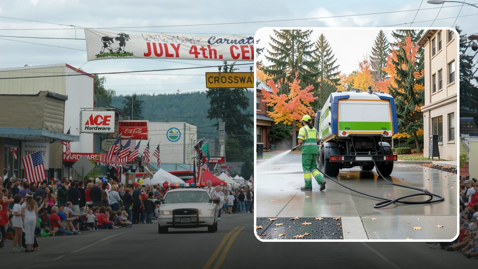 Municipal Plaza Cleaning in Carnation, King County, WA - We deep clean public plazas, courtyards, and gathering spaces to restore hardscape appearance for Western Washington civic...