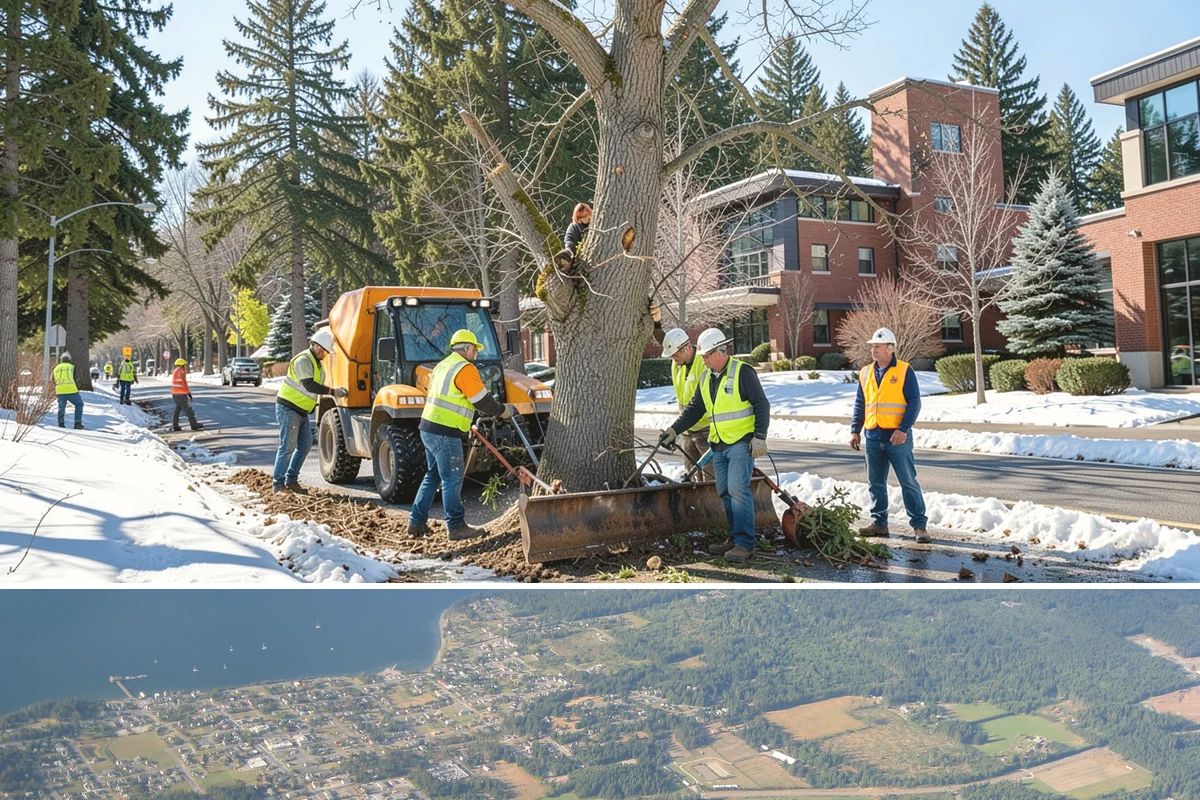 Municipal Plaza Cleaning in Coupeville, Island County, WA - Plaza cleaning is scheduled in the dry season and timed ahead of major public events to present spaces at their best.