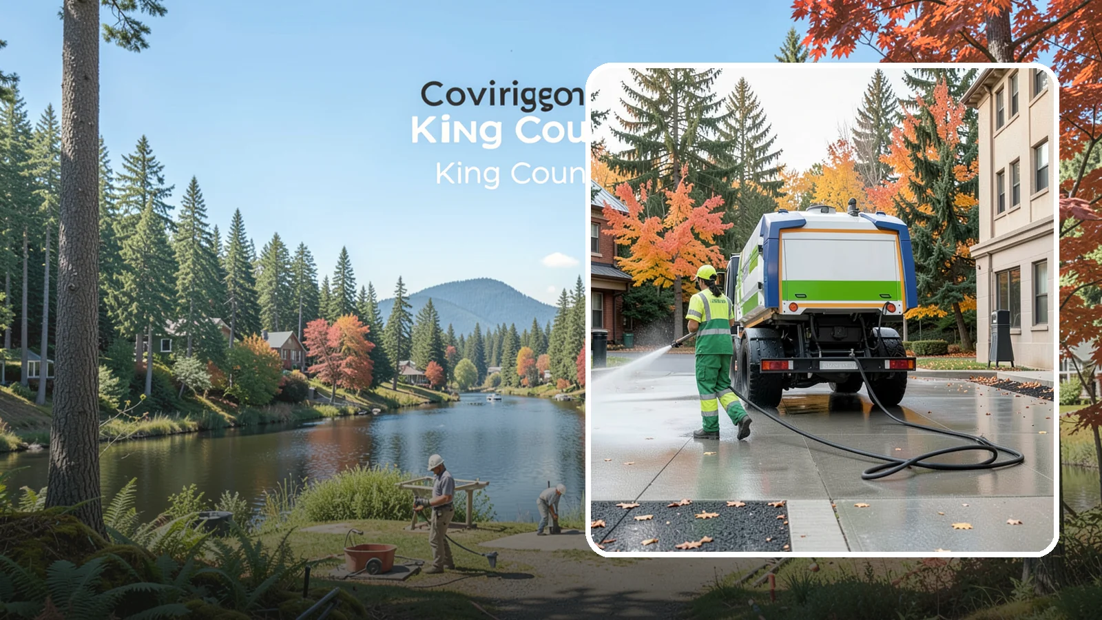 Municipal Plaza Cleaning in Covington, King County, WA - We deep clean public plazas, courtyards, and gathering spaces to restore hardscape appearance for Western Washington civic...