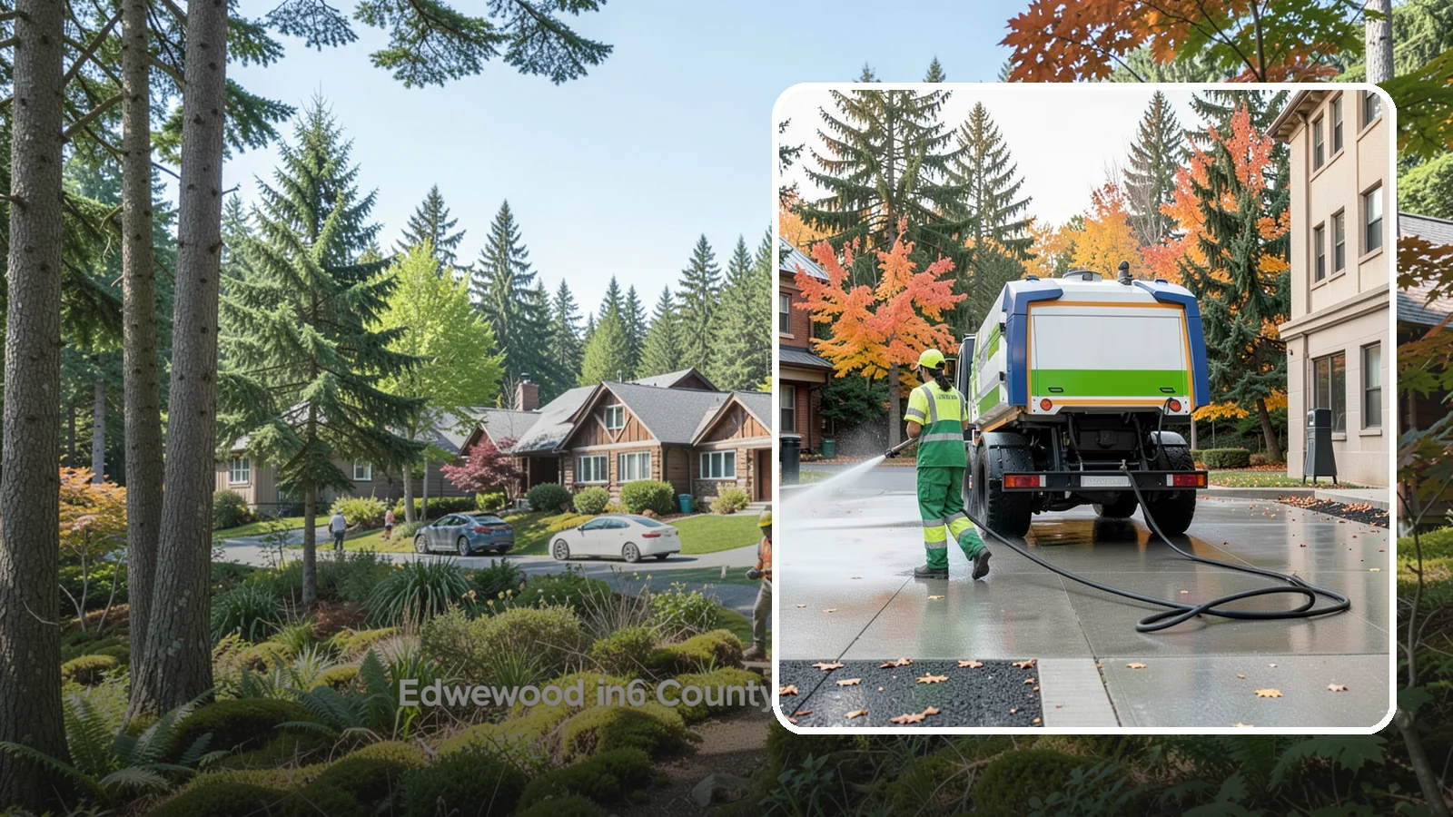 Municipal Plaza Cleaning in Edgewood, Pierce County, WA - We deep clean public plazas, courtyards, and gathering spaces to restore hardscape appearance for Western Washington civic...