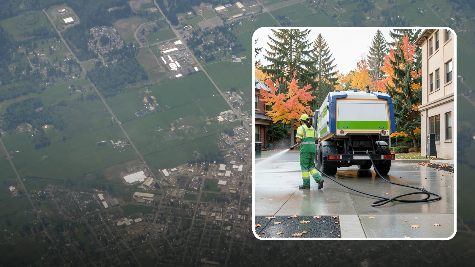 Municipal Plaza Cleaning in Enumclaw, King County, WA - We deep clean public plazas, courtyards, and gathering spaces to restore hardscape appearance for Western Washington civic...