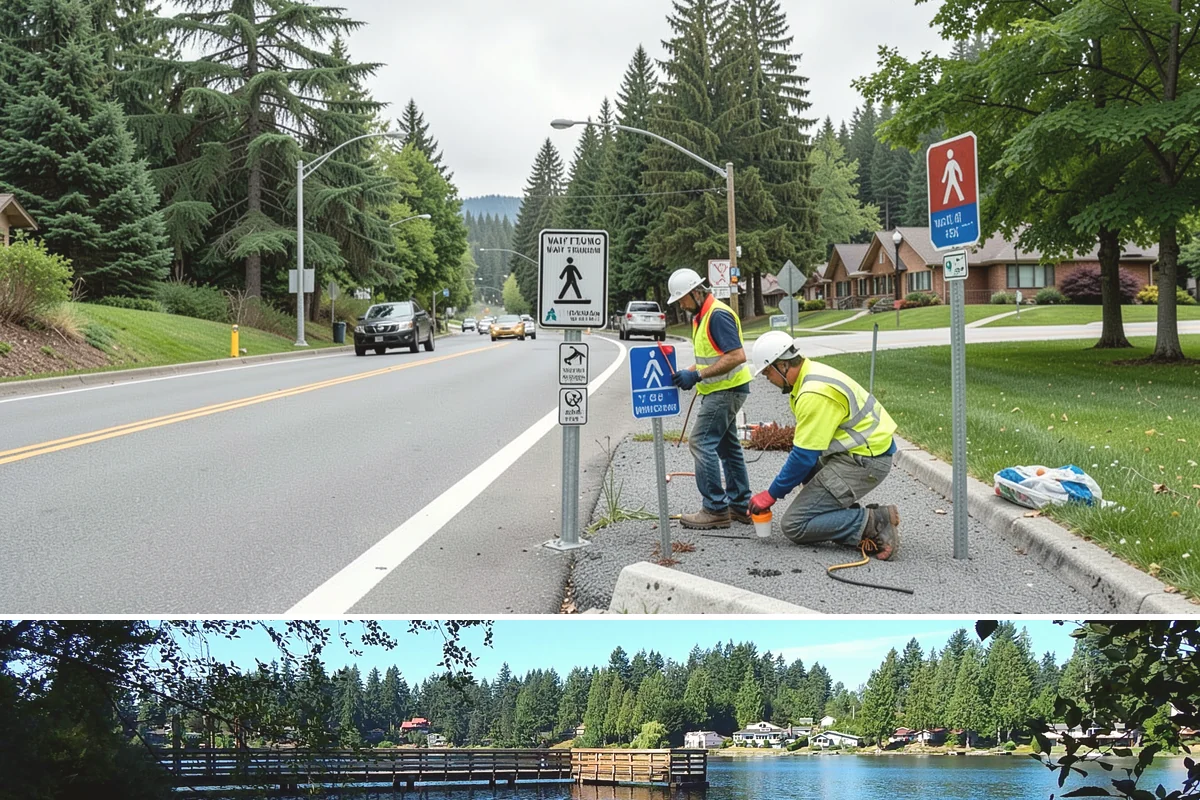 Municipal Plaza Cleaning in Federal Way, King County, WA - Plaza cleaning is scheduled in the dry season and timed ahead of major public events to present spaces at their best.