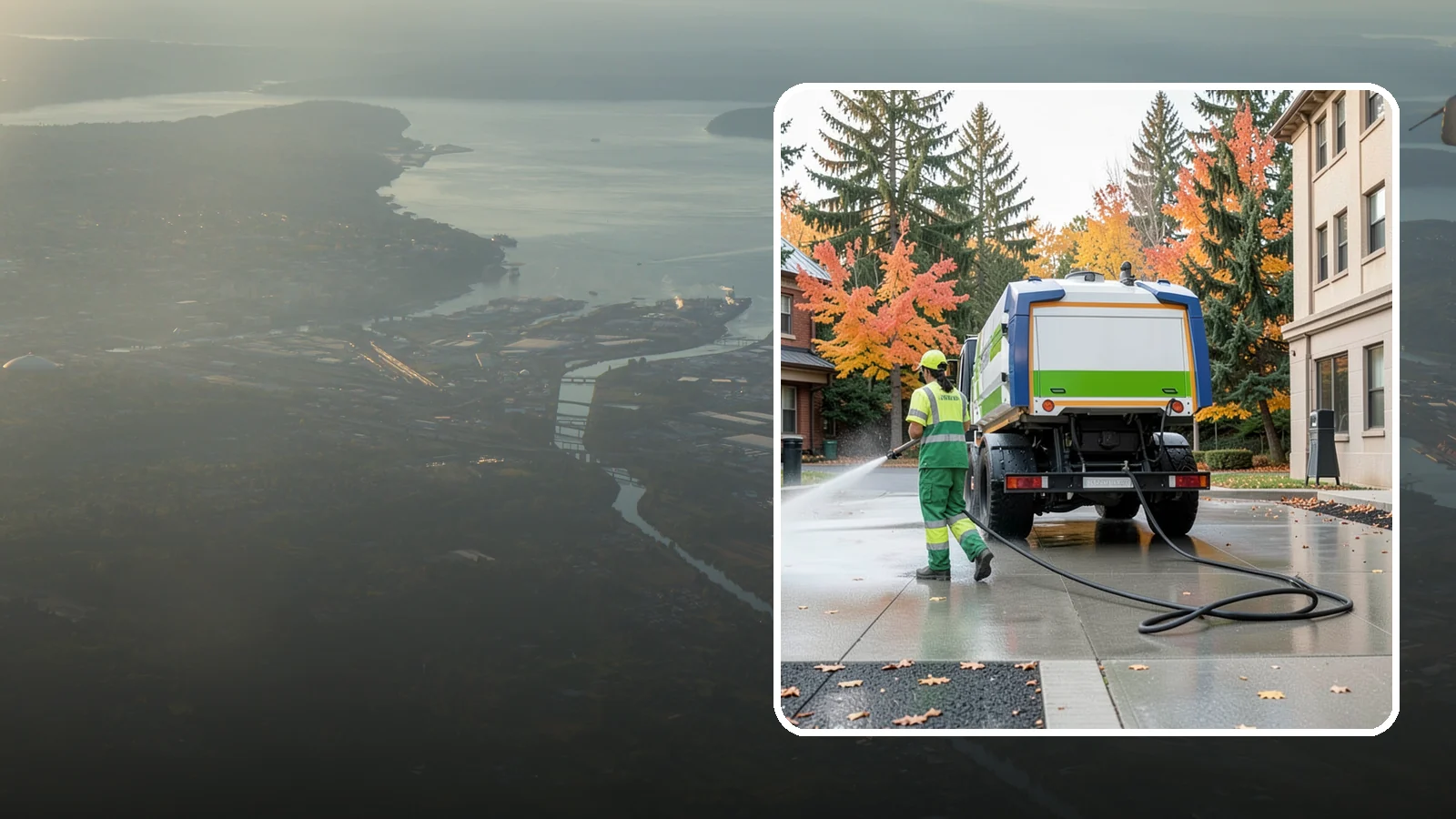 Municipal Plaza Cleaning in Fife, Pierce County, WA - We deep clean public plazas, courtyards, and gathering spaces to restore hardscape appearance for Western Washington civic...