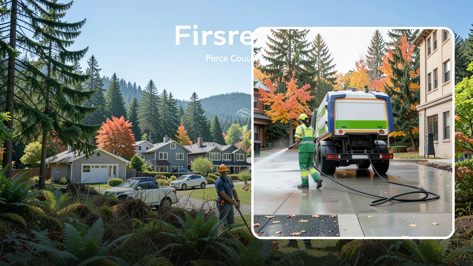 Municipal Plaza Cleaning in Fircrest, Pierce County, WA - We deep clean public plazas, courtyards, and gathering spaces to restore hardscape appearance for Western Washington civic...