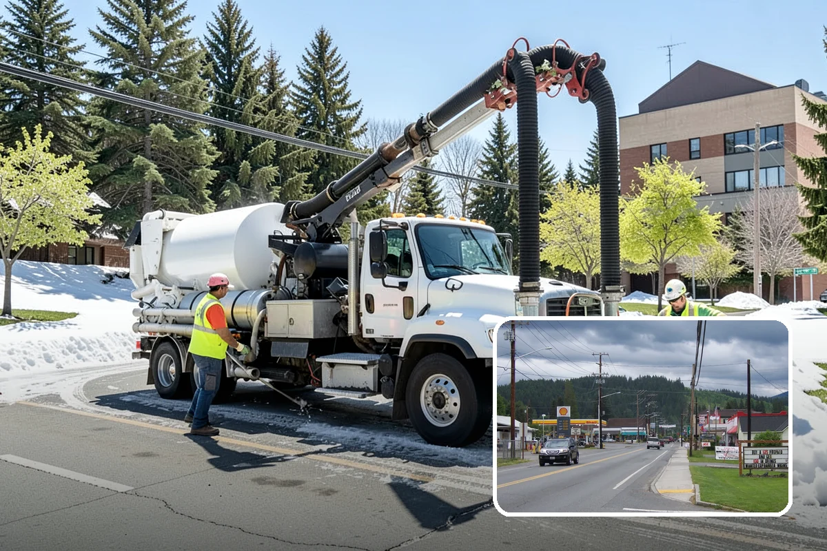 Municipal Plaza Cleaning in Granite Falls, Snohomish County, WA - Deep cleaning restores heavily trafficked plaza hardscapes