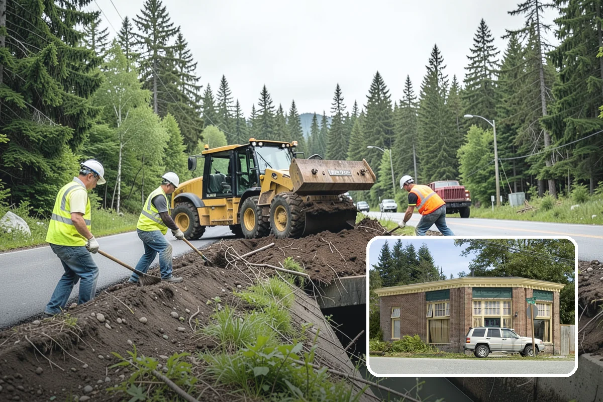 Municipal Plaza Cleaning in Hamilton, Skagit County, WA - Deep cleaning restores heavily trafficked plaza hardscapes