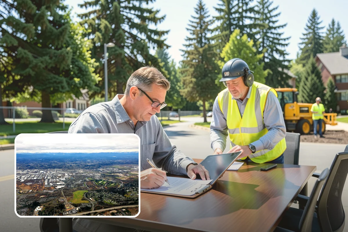 Municipal Plaza Cleaning in Kent, King County, WA - Deep cleaning restores heavily trafficked plaza hardscapes