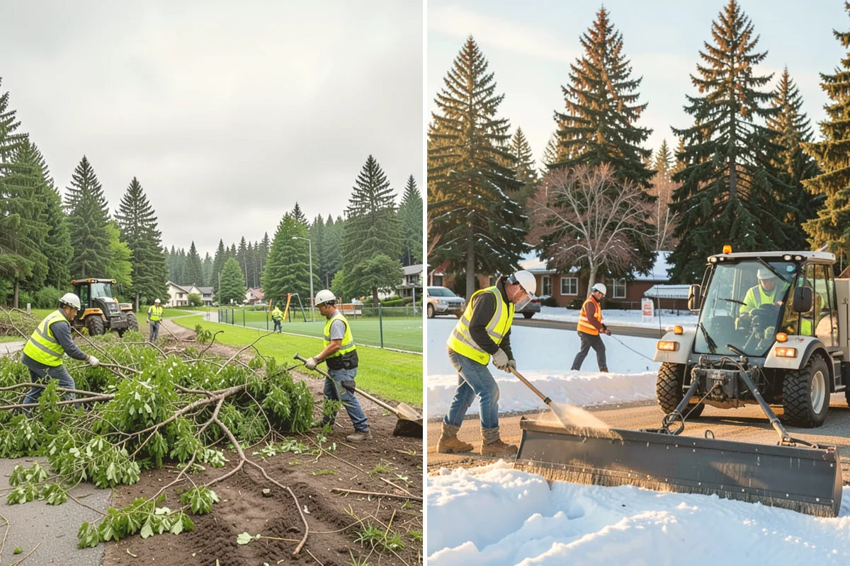 Municipal Plaza Cleaning in Kirkland, King County, WA - We assess plaza surfaces and staining and confirm a plan
