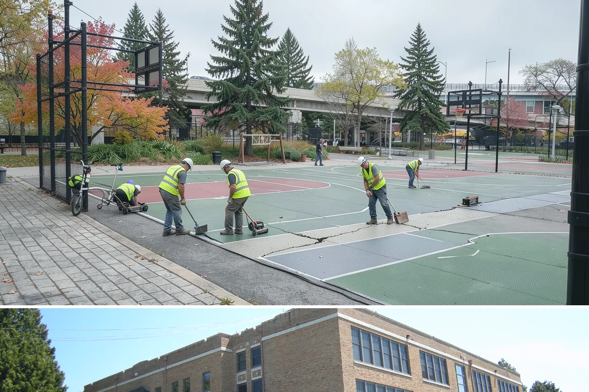 Municipal Plaza Cleaning in Maple Valley, King County, WA - Plaza cleaning is scheduled in the dry season and timed ahead of major public events to present spaces at their best.