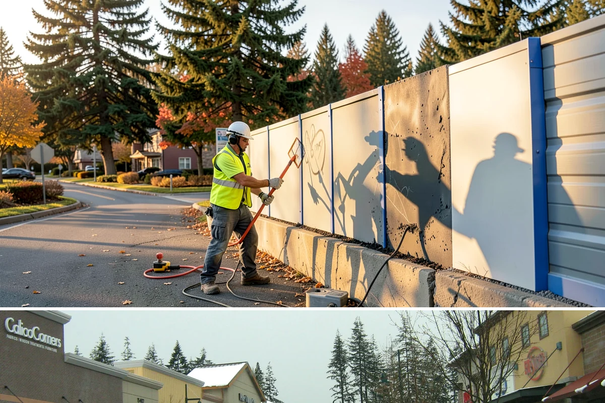 Municipal Plaza Cleaning in Mill Creek, Snohomish County, WA - Plaza cleaning is scheduled in the dry season and timed ahead of major public events to present spaces at their best.