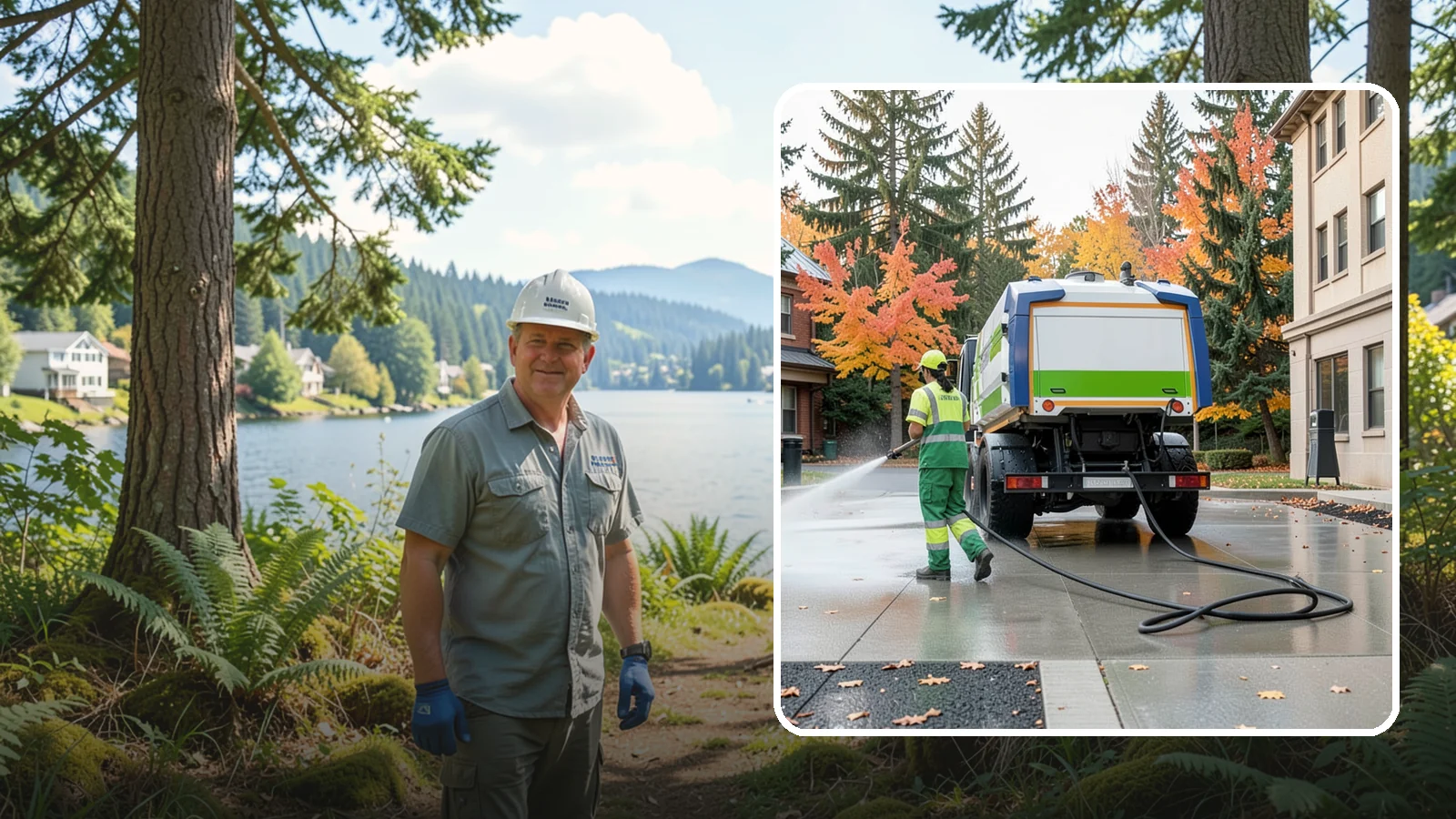 Municipal Plaza Cleaning in Milton, King County, WA - We deep clean public plazas, courtyards, and gathering spaces to restore hardscape appearance for Western Washington civic...