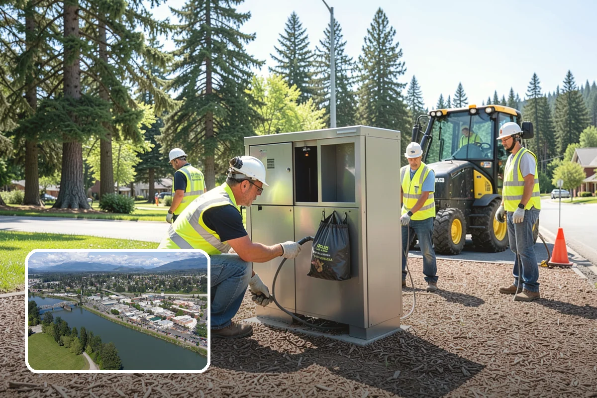Municipal Plaza Cleaning in Mount Vernon, Skagit County, WA - Deep cleaning restores heavily trafficked plaza hardscapes