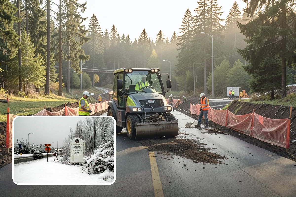 Municipal Plaza Cleaning in Newcastle, King County, WA - Deep cleaning restores heavily trafficked plaza hardscapes