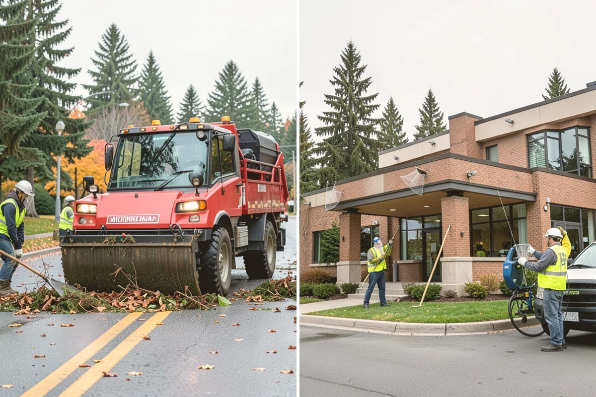 Municipal Plaza Cleaning in Newcastle, King County, WA - We assess plaza surfaces and staining and confirm a plan