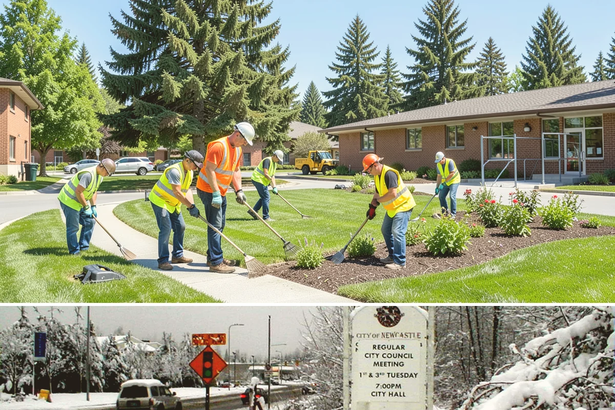 Municipal Plaza Cleaning in Newcastle, King County, WA - Plaza cleaning is scheduled in the dry season and timed ahead of major public events to present spaces at their best.