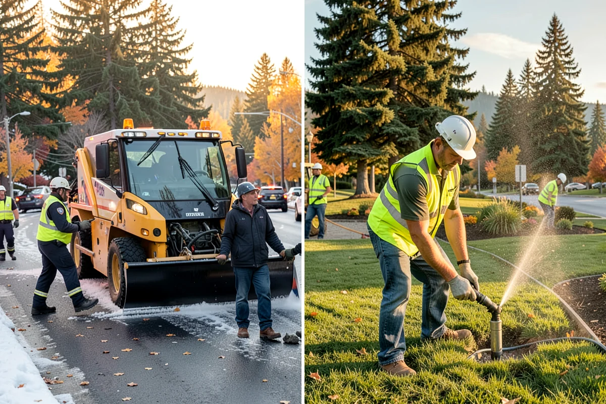 Municipal Plaza Cleaning in Normandy Park, King County, WA - We assess plaza surfaces and staining and confirm a plan